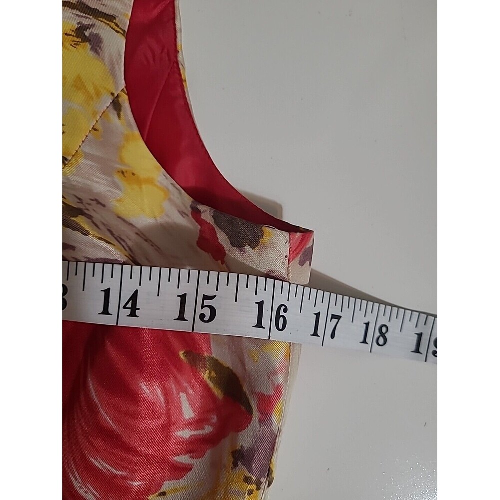 Donna Ricco Floral Sleeveless Knee Length Dress Size 2 Petite - Picture 8 of 8